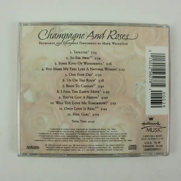 Champagne and Roses CD Mark Weinstein Keyboards Ensemble