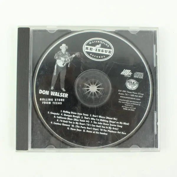 Don Walser Rolling Stone From Texas CD Country Music