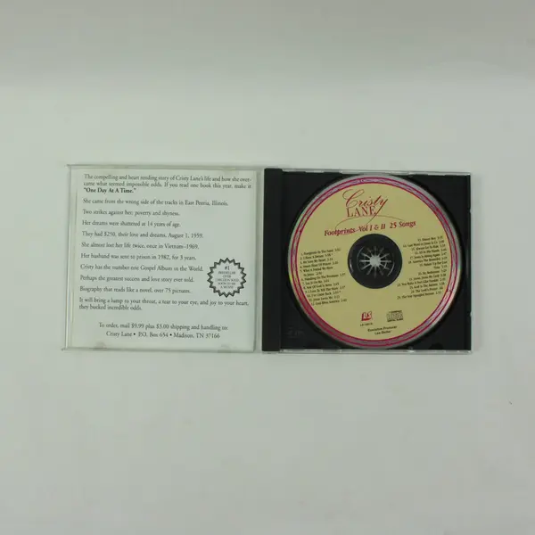 Cristy Lane Footprints Vol I & II CD I Have a Dream Gospel Christian