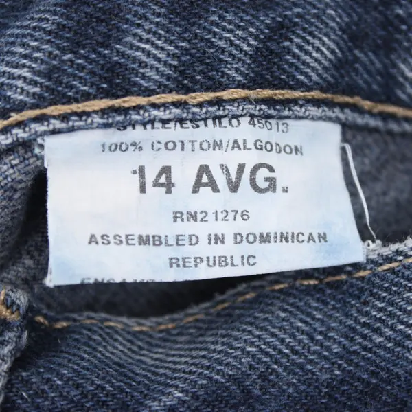 Faded Glory Women's Jeans Style 45013 Size 14 Average Medium Wash Tapered Leg