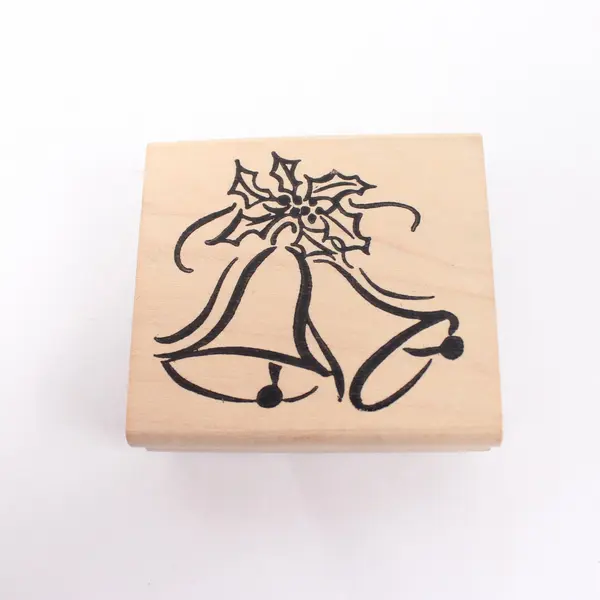 Lot of 3 Wedding Bells Flower Classic Car Wood Mounted Rubber Stamps