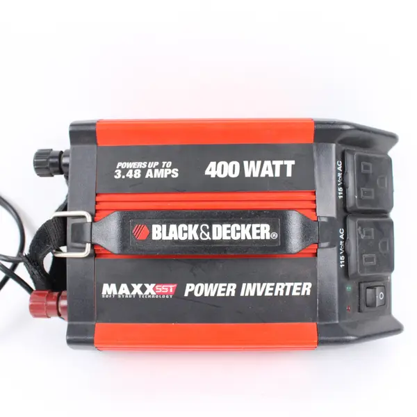BLACK+DECKER MAXX SST 400W 12V Car Power Inverter Multiple Outlets
