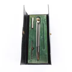 Drafting Beikoku Compass Set with Case and Accessories Made in Japan 