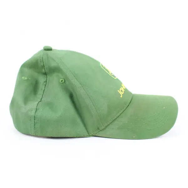 John Deere Green Embroidered Logo Baseball Cap Hat Flawed