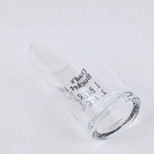 Dad's Bucket List 16 oz Pint Glass Father's Day Beer Ice Gift