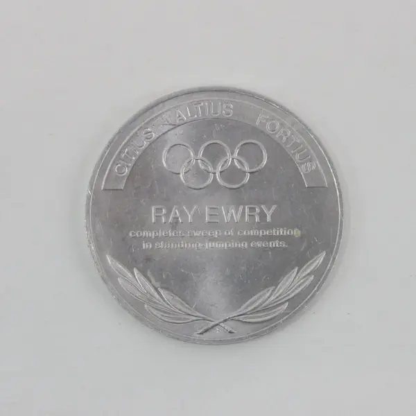 Ray Ewry Olympic Commemorative Medal Great Olympic Moments 1.75 Inch