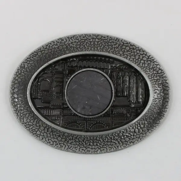 Roma Antica Pewter Rome Italy Souvenir Magnet Colosseum Pantheon
