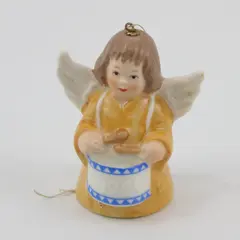 Goebel 1984 Ninth Edition Angel Bell Annual Christmas Tree Ornament