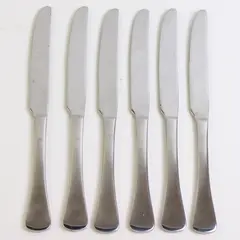 Lot of 6 Oneida Bellasana French Solid Knives Flatware Stainless Steel 18/0