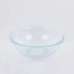 Pyrex No. 326 4 Quart Clear Glass Mixing Bowl