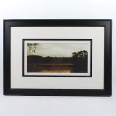 Alicia Soave Signed Early Morning Sunrise Framed Art Print 374/950 27x19