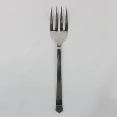 Towle Silver Colonnade Pattern 18/8 SS Large Cold Meat Serving Fork 9.5" Long