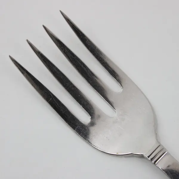 Towle Silver Colonnade Pattern 18/8 SS Large Cold Meat Serving Fork 9.5" Long