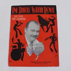 I'm Thru With Love Sheet Music Gus Kahn Matt Malneck Fud Livingston