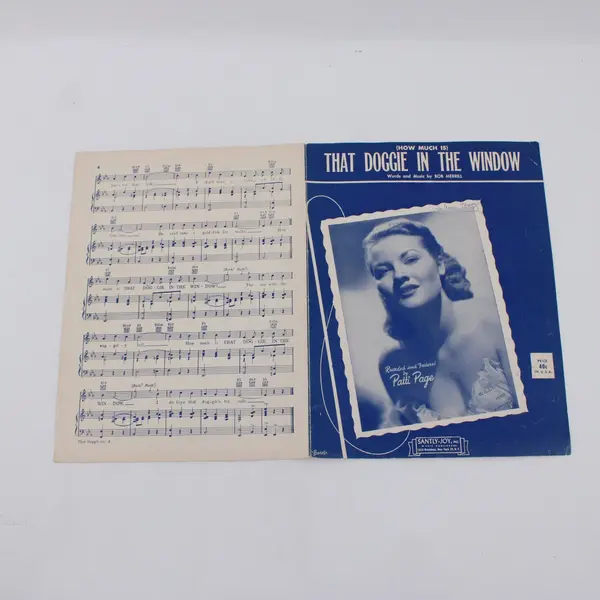 Patti Page That Doggie in the Window Sheet Music Bob Merrill 12-Page