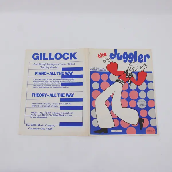 The Juggler W-9882 Piano Sheet Music William Gillock Willis Music