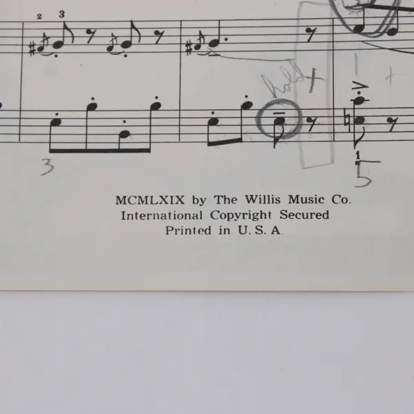 The Juggler W-9882 Piano Sheet Music William Gillock Willis Music
