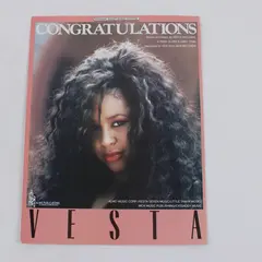 Vesta Williams Congratulations Sheet Music R&B Soul Music Publication