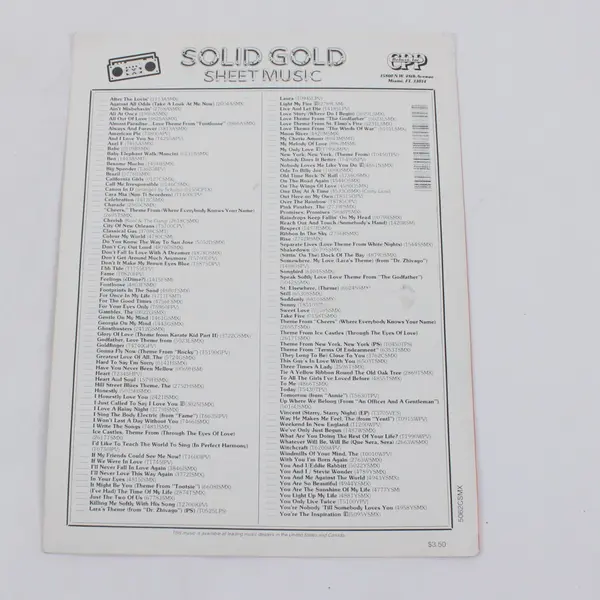 Vesta Williams Congratulations Sheet Music R&B Soul Music Publication