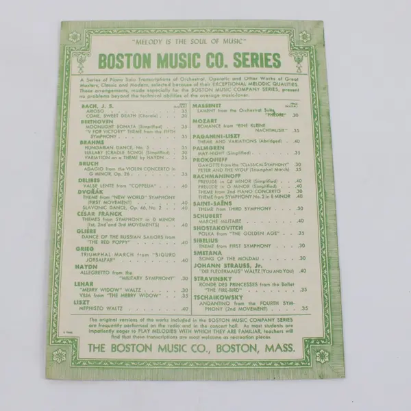 The Rosary Ethelbert Nevin Simplified Piano Solo Sheet Music
