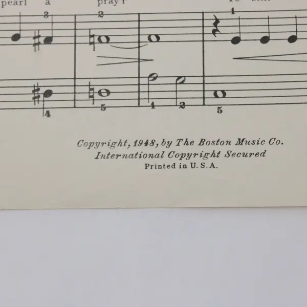 The Rosary Ethelbert Nevin Simplified Piano Solo Sheet Music
