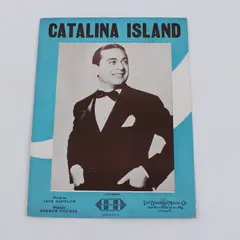 Vintage Catalina Island Sheet Music Ted Browne Jan Garber 1937