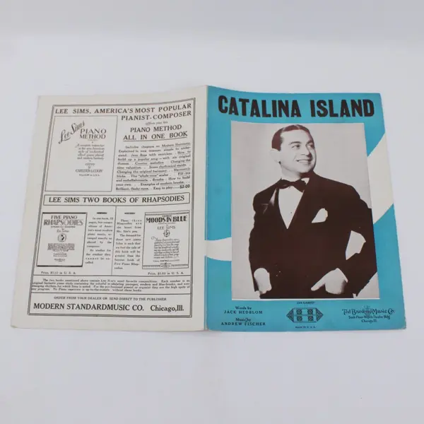 Vintage Catalina Island Sheet Music Ted Browne Jan Garber 1937
