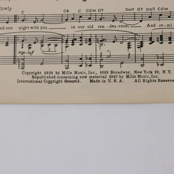 That's My Desire Sheet Music 1931 Carroll Loveday Helmy Kresa Frankie Laine