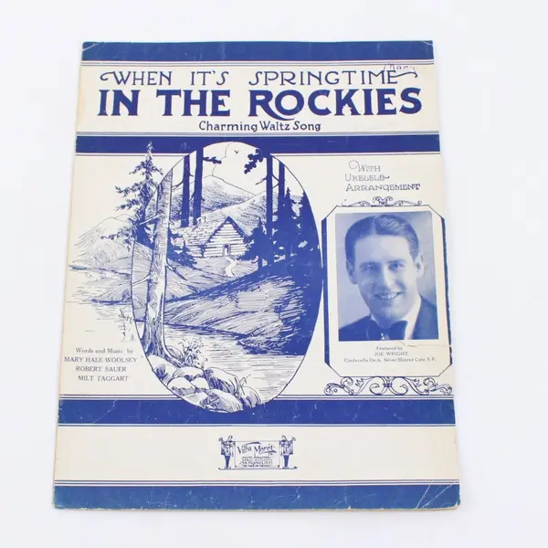 When It's Springtime in the Rockies Sheet Music Villa Moret Waltz