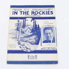 When It's Springtime in the Rockies Sheet Music Villa Moret Waltz