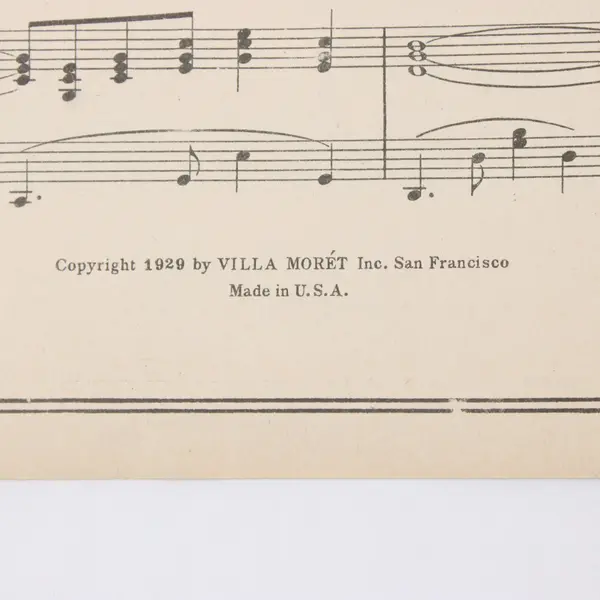 When It's Springtime in the Rockies Sheet Music Villa Moret Waltz