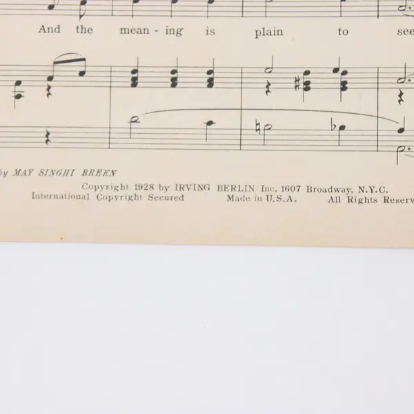 Marie Sheet Music Irving Berlin The Awakening Vilma Banky
