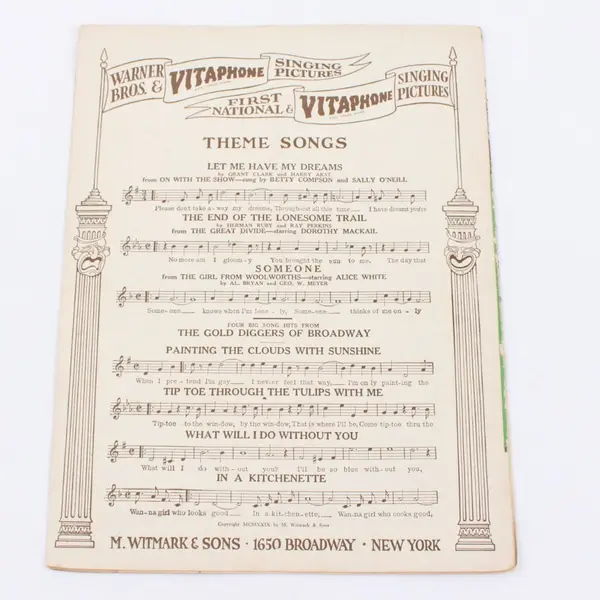 1929 Ted Lewis Sheet Music Wouldn't It Be Wonderful Is Everybody Happy