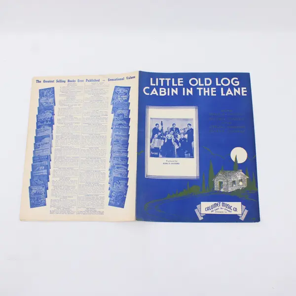Little Old Log Cabin in the Lane Sheet Music King's Jesters Calumet