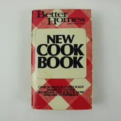 Better Homes and Gardens New Cook Book Vintage Paperback Cookbook