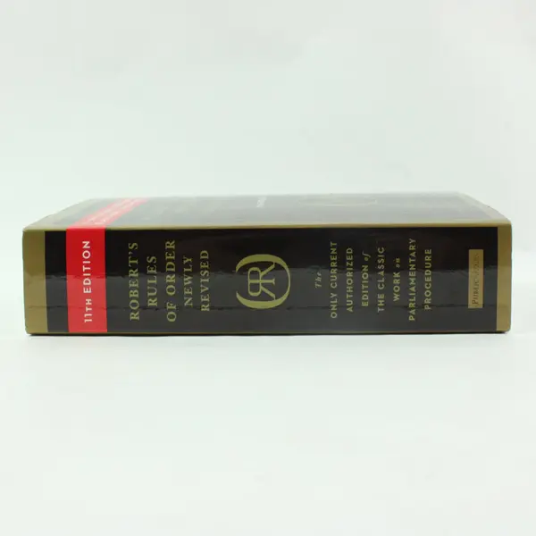 Robert's Rules of Order Newly Revised 11th Edition Paperback Reference