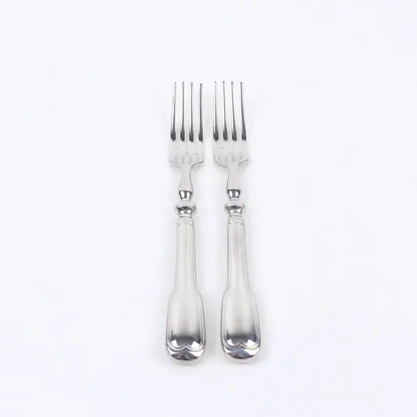 Jean Couzon Bourbon Salad Forks Set of 2 Ornate Handle