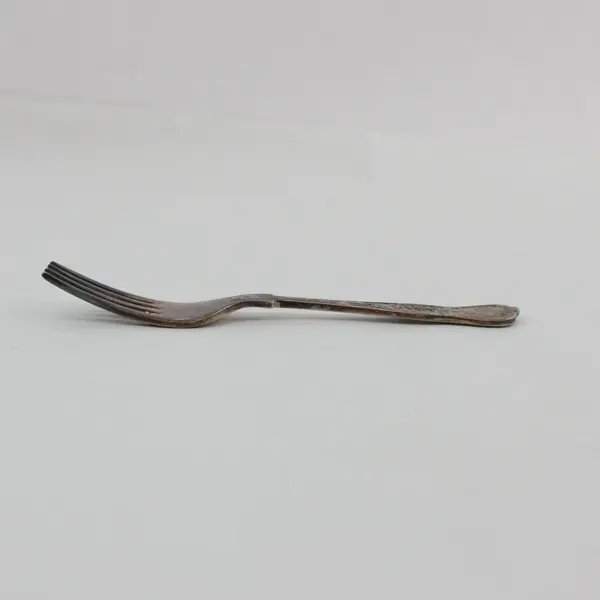 Vintage Strachan Silver-Plated Salad Fork Unidentified Pattern 5.5" Long