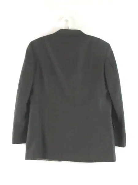 Oscar De La Renta Men's Blazer Jacket 44L Brown Houndstooth Two-Button