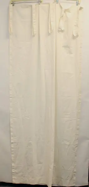 Country Curtains Set of 2 Off-White Tie-Top Curtains 40x78