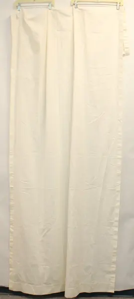Country Curtains Set of 2 Off-White Tie-Top Curtains 40x78