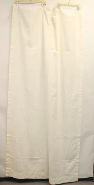 Country Curtains Set of 2 Off-White Tie-Top Curtains 40x78