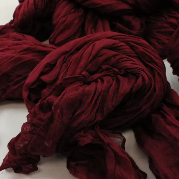 Lot of 7 Burgundy Lightweight Scarves Drapery Decor Flawed