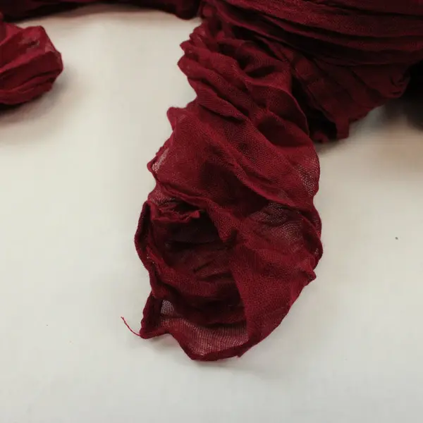 Lot of 7 Burgundy Lightweight Scarves Drapery Decor Flawed