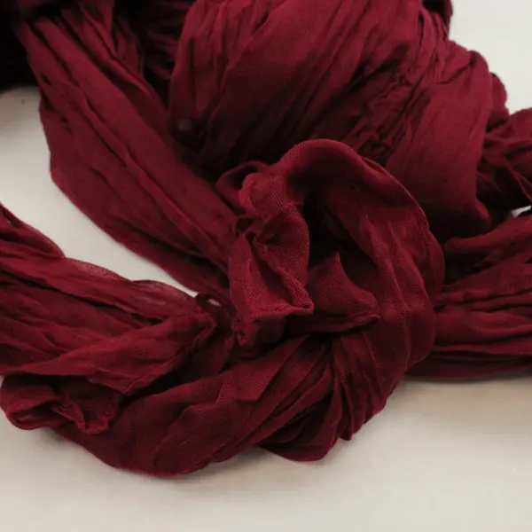 Lot of 7 Burgundy Lightweight Scarves Drapery Decor Flawed