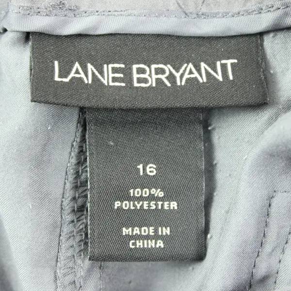 Lane Bryant Women's Gray Cargo Pants Size 16 Pre-Owned