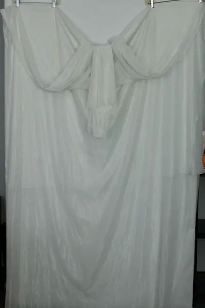 White Sheer Net Fabric 58 in Wide x 6 Yards 1 Piece