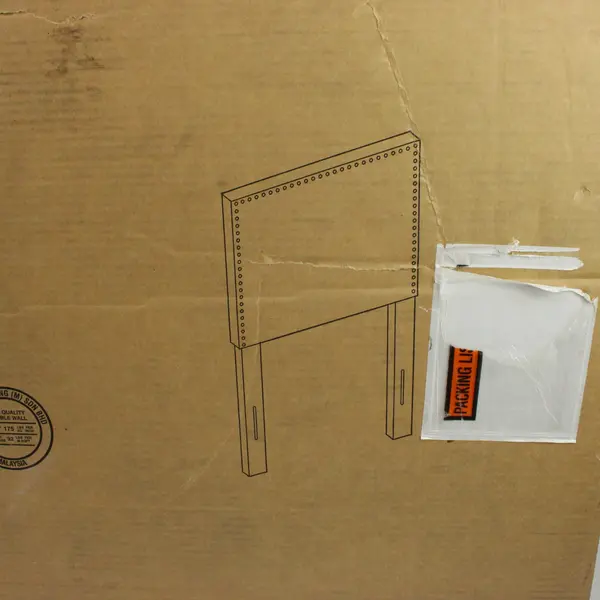 Dark Gray Twin Upholstered Headboard SH2022TDGR-HB