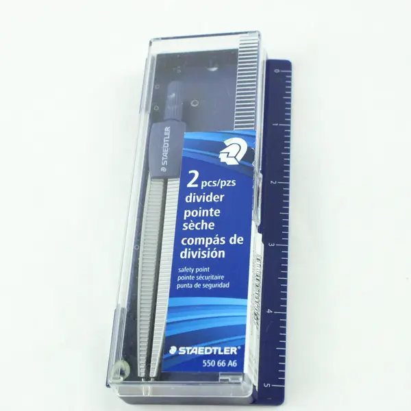 Staedtler 550 66 A6 2-Piece Divider Point Set Clear Case