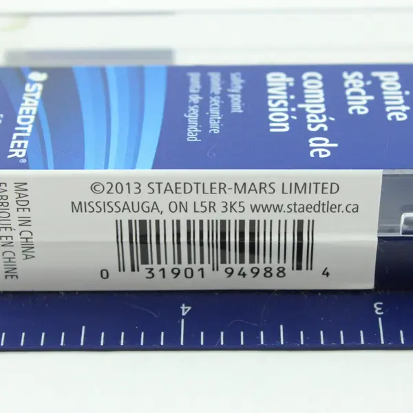 Staedtler 550 66 A6 2-Piece Divider Point Set Clear Case